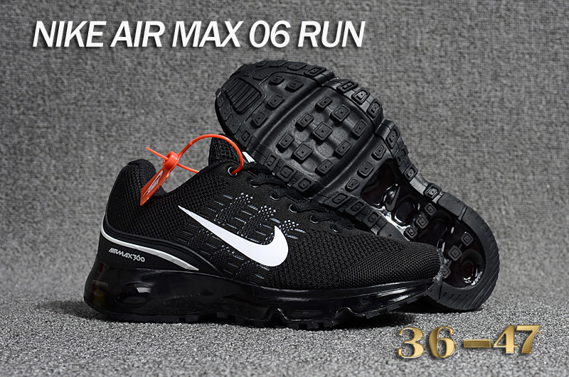 Nike Air Max 06 Run Black White Shoes